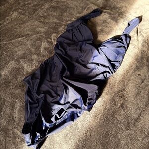 Elegant Navy One Piece Swimsuit